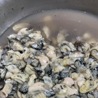 福建宁德霞浦海蛎。生蚝肉