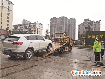 蕉城交警：开展车辆违停交通安全整治-1.jpg