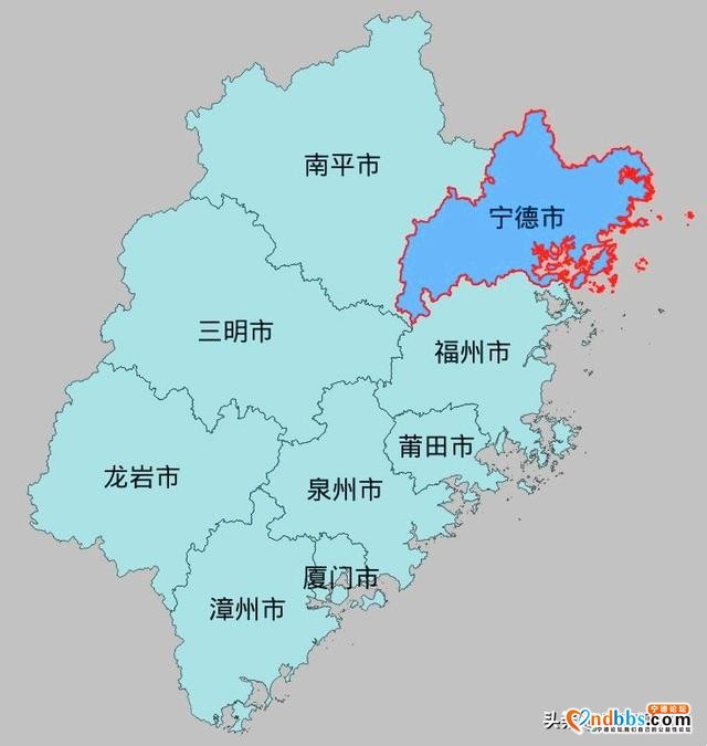 宁德市各地建成区排名，最大是蕉城区，最小是寿宁县，你觉得呢？-1.jpg