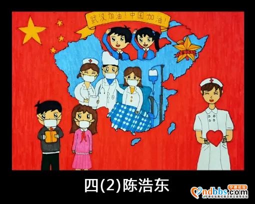 蕉城三小庆“六一”“童心抗疫 迎接少代会 争做好队员”暨“诗教育人诗香校园”阶段成果学生美术作品展览-7.jpg