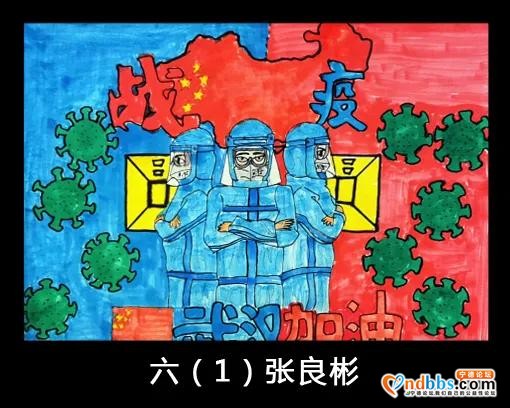 蕉城三小庆“六一”“童心抗疫 迎接少代会 争做好队员”暨“诗教育人诗香校园”阶段成果学生美术作品展览-9.jpg