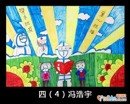 蕉城三小庆“六一”“童心抗疫 迎接少代会 争做好队员”暨“诗教育人诗香校园”阶段成果学生美术作品展览-13.jpg