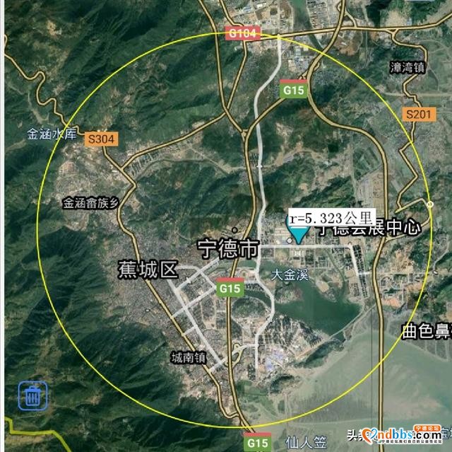 宁德市各地至市区直线距离，福鼎市最远，你的家乡到市区多远呢？-1.jpg