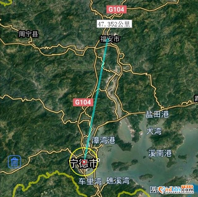 宁德市各地至市区直线距离，福鼎市最远，你的家乡到市区多远呢？-2.jpg