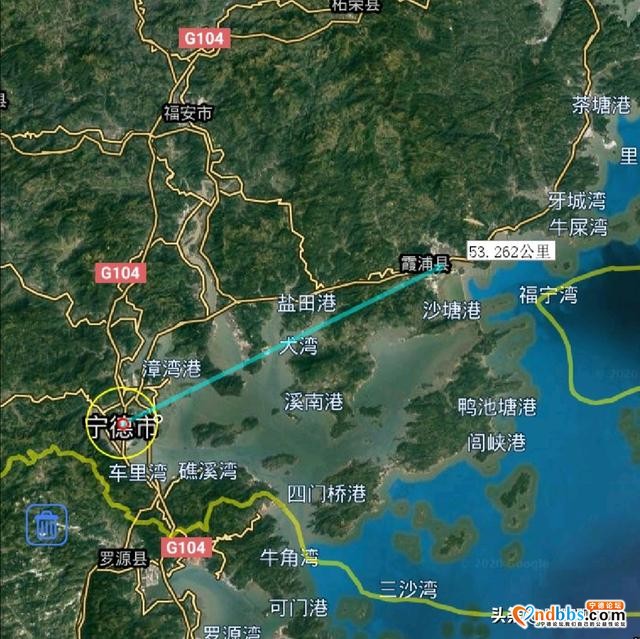 宁德市各地至市区直线距离，福鼎市最远，你的家乡到市区多远呢？-5.jpg