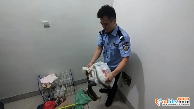 大蛇“私闯”民宅，福建东侨民警及时“逐客”-2.jpg