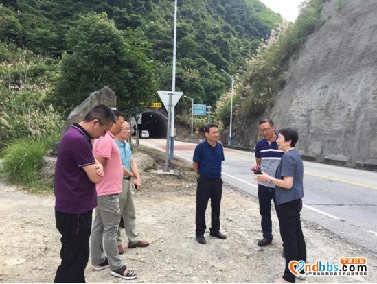 驻市人大常委会机关纪检监察组督查宁古公路蕉城段安全隐患整治进展情况-1.jpg