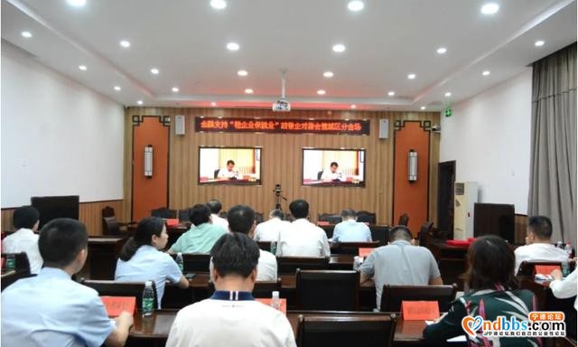 全市金融支持“稳企业保就业”政银企对接电视电话会议-1.jpg