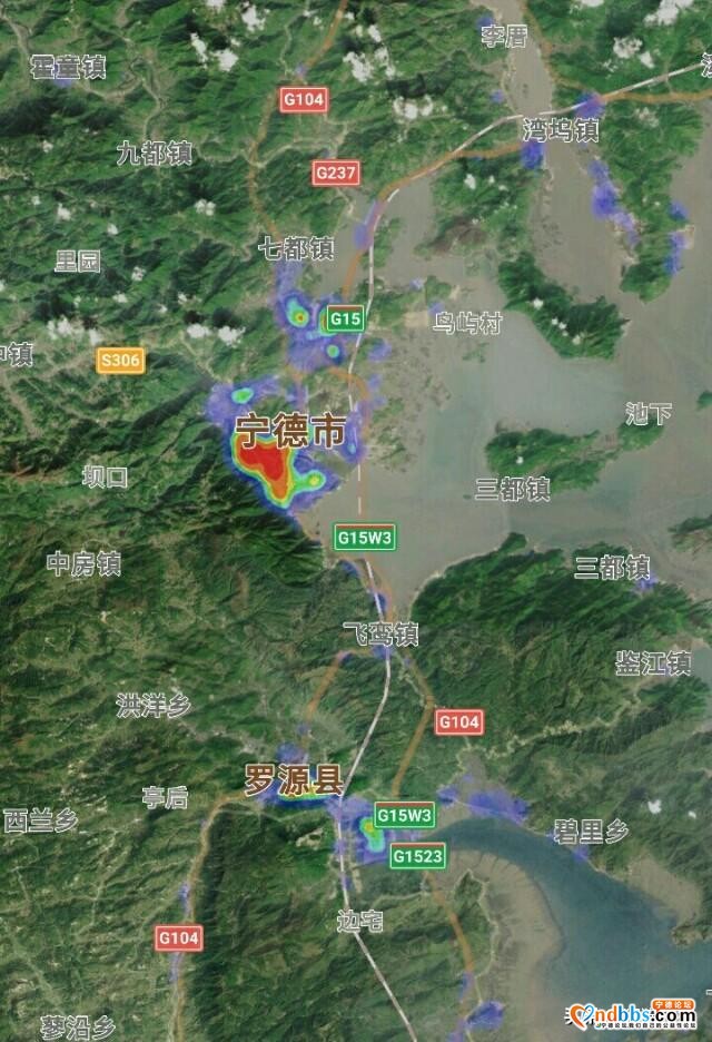 福建沿海6城市热力图，福州厦门泉州不相上下，宁德莆田漳州不大-2.jpg