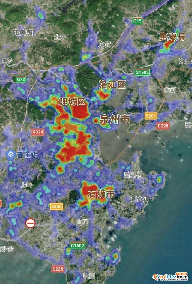 福建沿海6城市热力图，福州厦门泉州不相上下，宁德莆田漳州不大-6.jpg