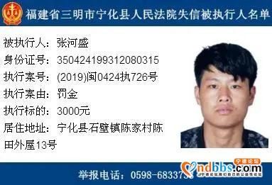 拖欠款项均少于5000元，福建三明宁化14名失信被执行人被曝光-7.jpg
