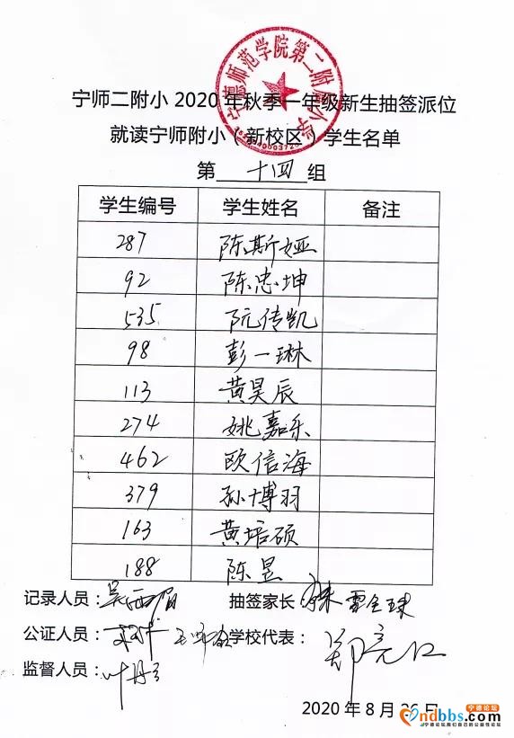 宁师二附小2020年秋季一年级新生抽签派位结果公示-22.jpg