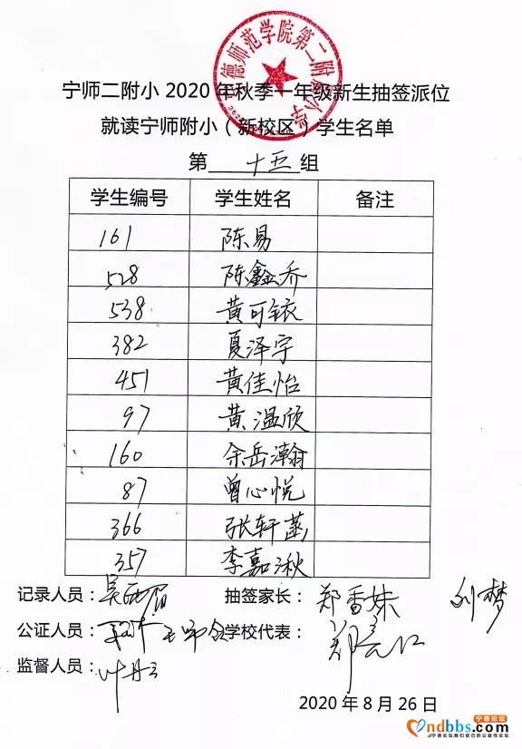 宁师二附小2020年秋季一年级新生抽签派位结果公示-23.jpg