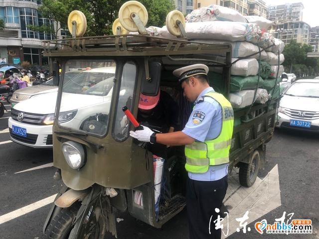 持续高压！蕉城交警严查严纠三轮车交通违法-1.jpg