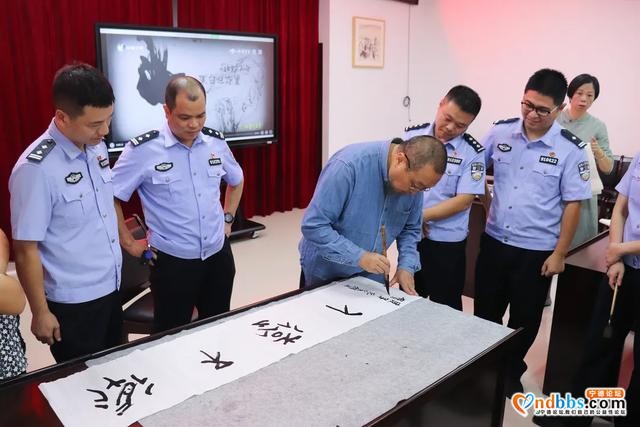 「聚“蕉”警官俱乐部」警营沁墨香，蕉城公安这场书法品鉴会不容错过-5.jpg