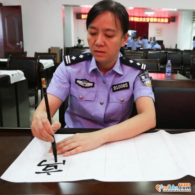 「聚“蕉”警官俱乐部」警营沁墨香，蕉城公安这场书法品鉴会不容错过-10.jpg