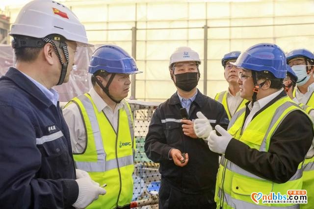郝鹏赴示范快堆工程现场调研：全力以赴推进工程建设 向党中央交上满意答卷-2.jpg